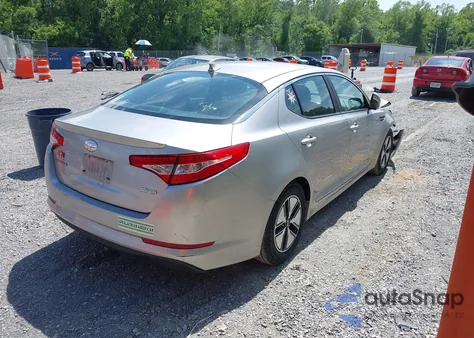 2013 Kia Optima Hybrid Lx from USA, damaged, VIN KNAGM4AD2D5040761